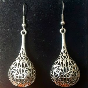 Novica Sterling Silver Floral Dangle Earri…